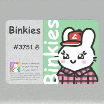 BinkyCard 3751