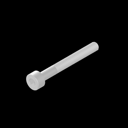 #8 Screws 3D - DIN 912 M3x25 Socket Head Cap Screw