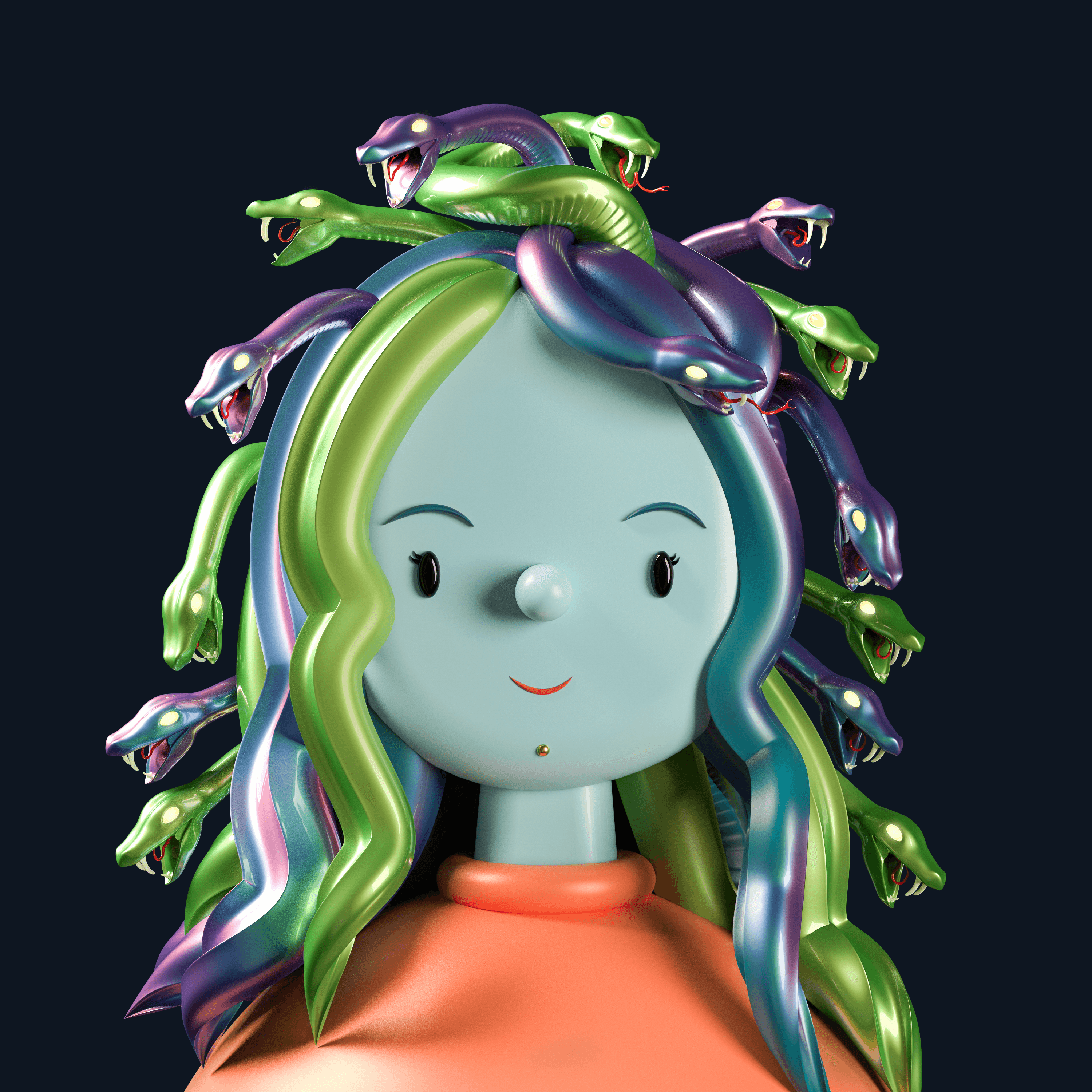 Medusa Toy Face