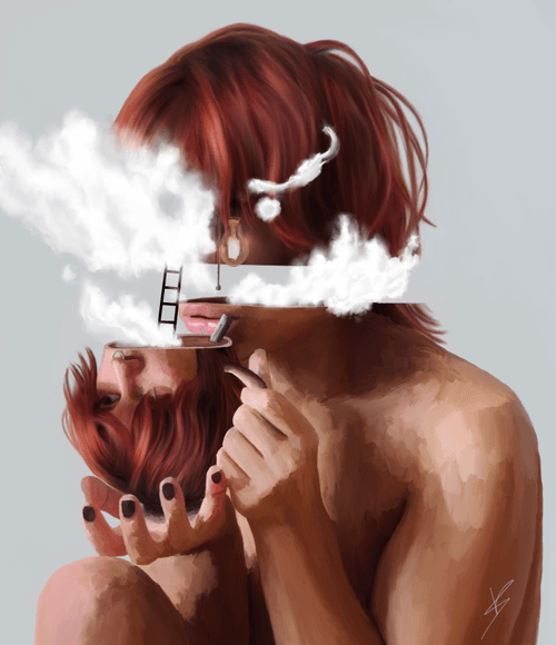 "Eve" Surrealist Portrait