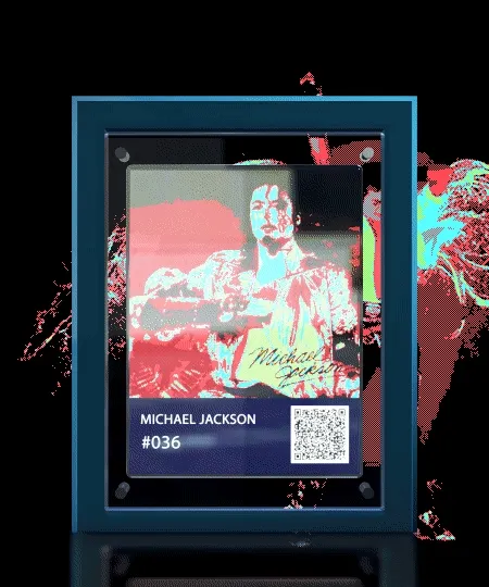 Michael Jackson pixel card #036