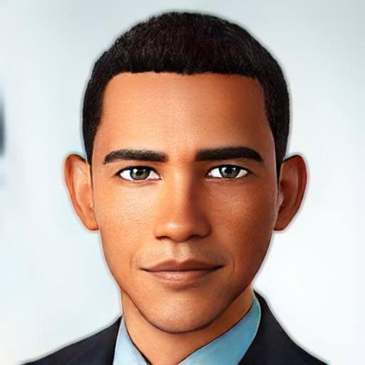 Cartoon Barak Obama