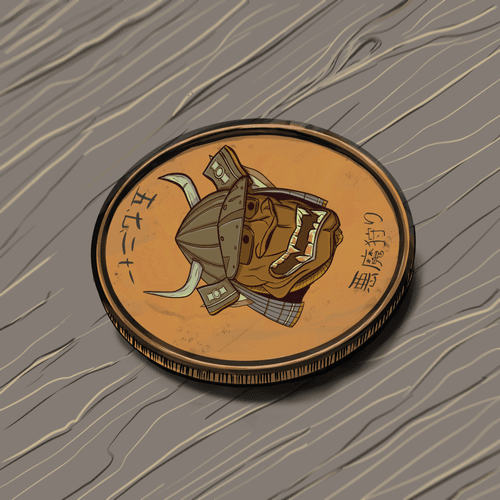 Demon Commander Head Coin 