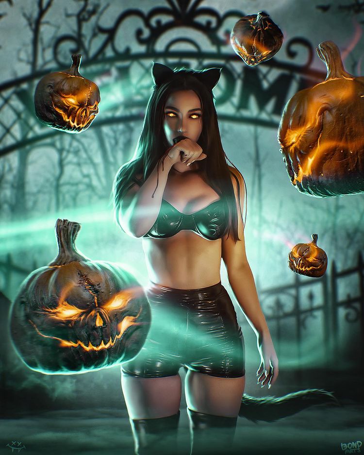 halloween girl picture