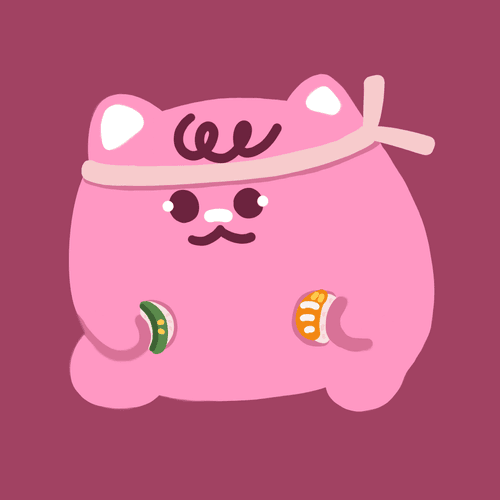 pink cat #9