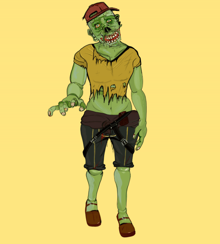 Green Zombie #7