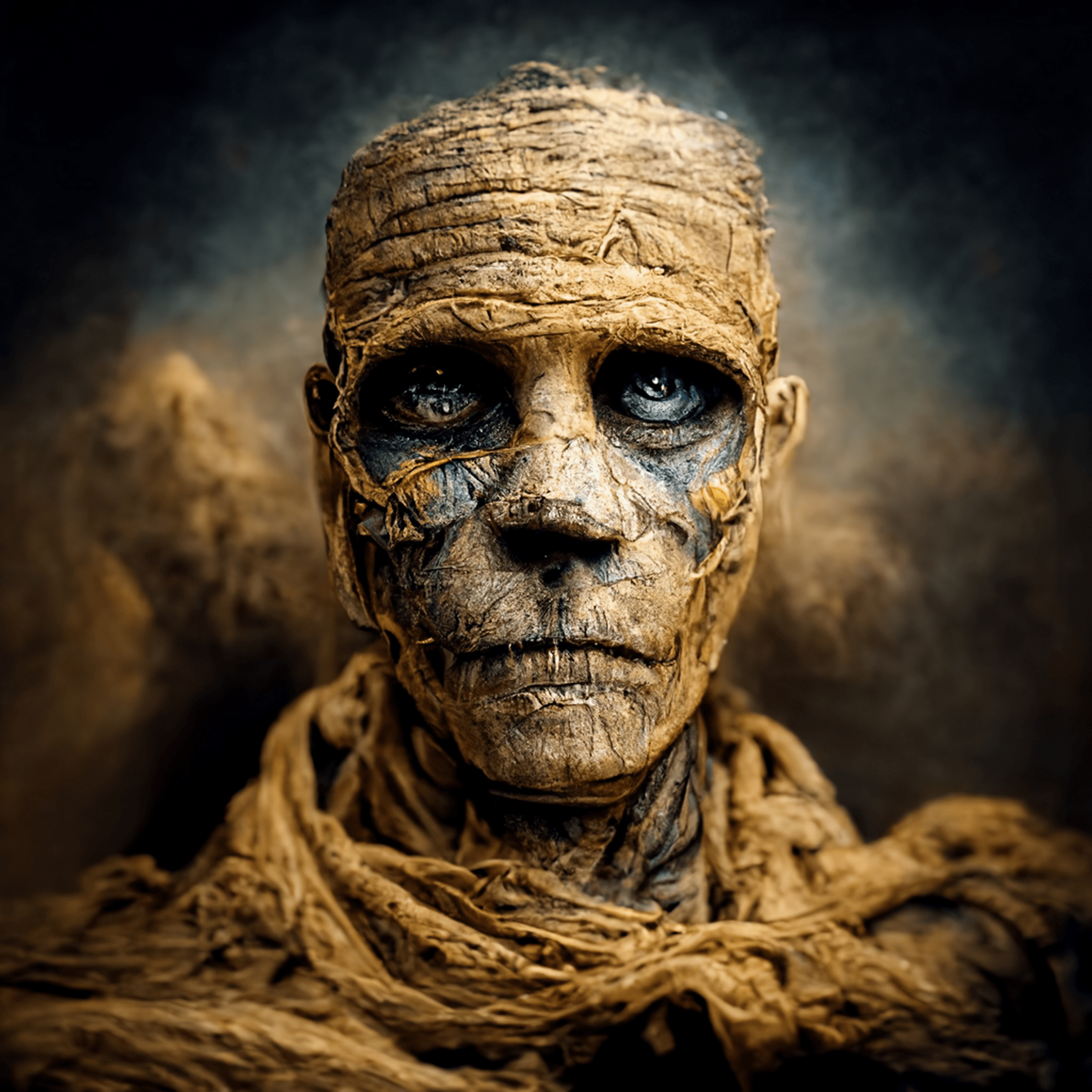 The Mummy Dark Art NFT by Sollog 1/1