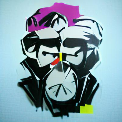 King Gorilla - Graffiti Minimalist Pop Art collection image