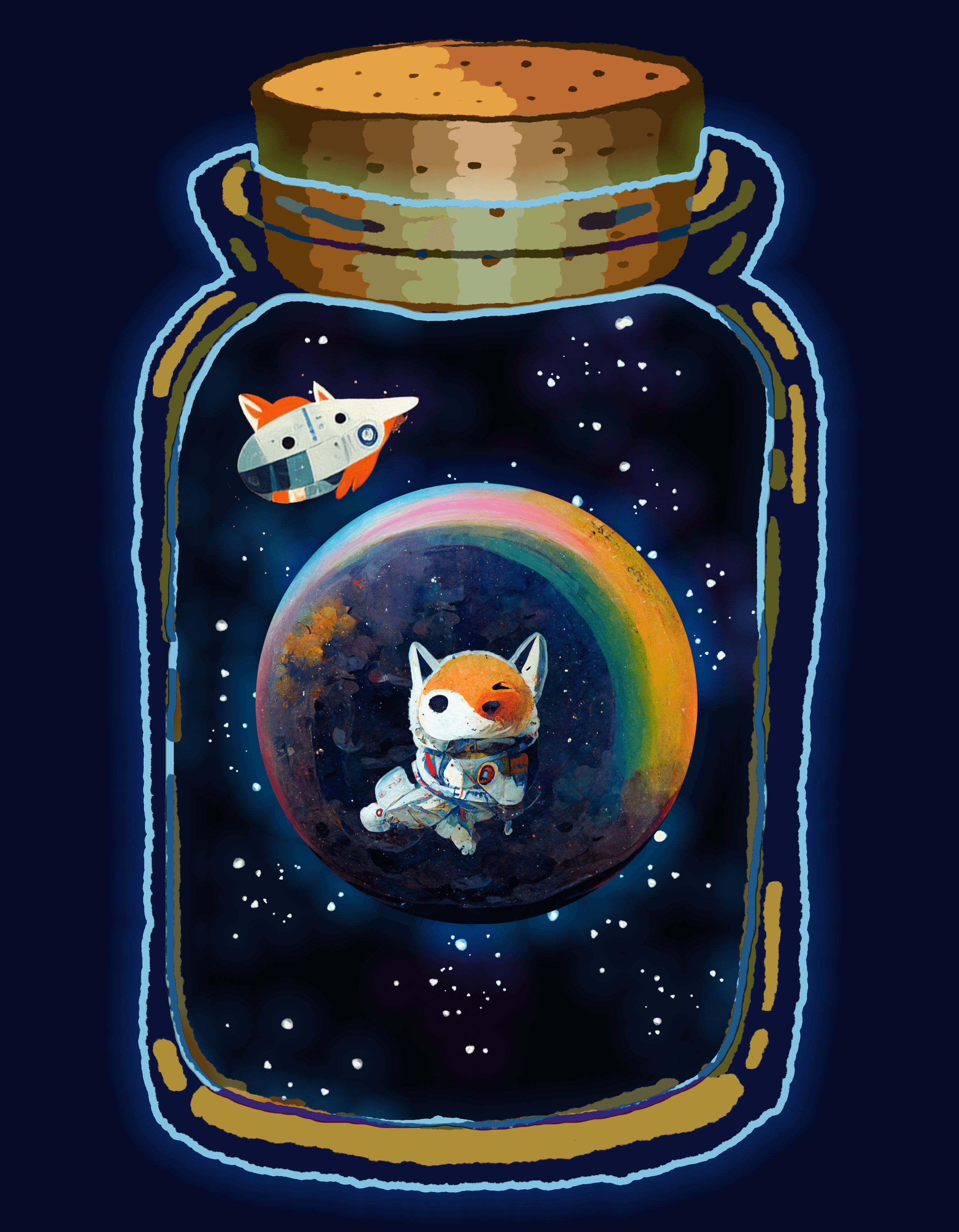 B02-06 Fox in space