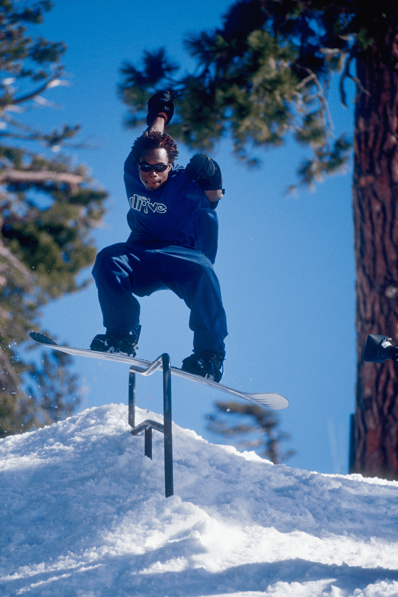 Classic Russell Winfield rail shot from 1993
