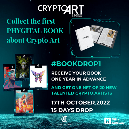 CRYPTO ART - Begins | #BookDrop1 | by The NFT Magazine