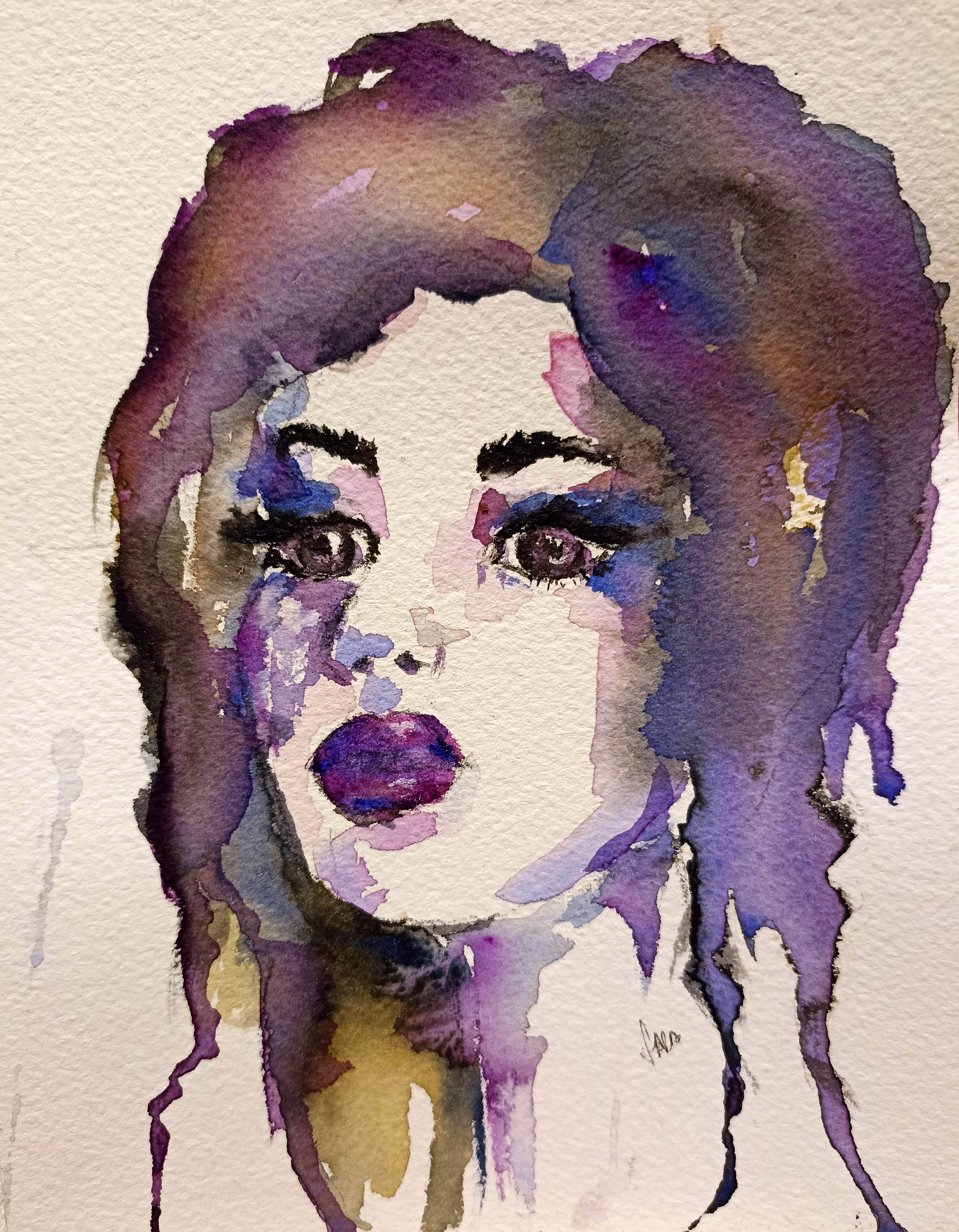 watercolor portrait 1