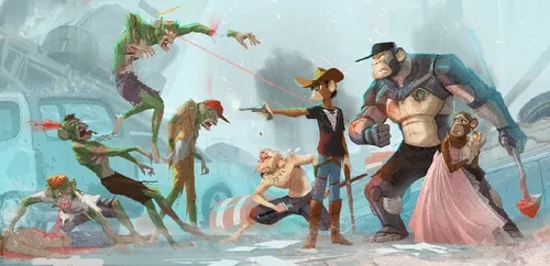 APE vs ZOMBIE