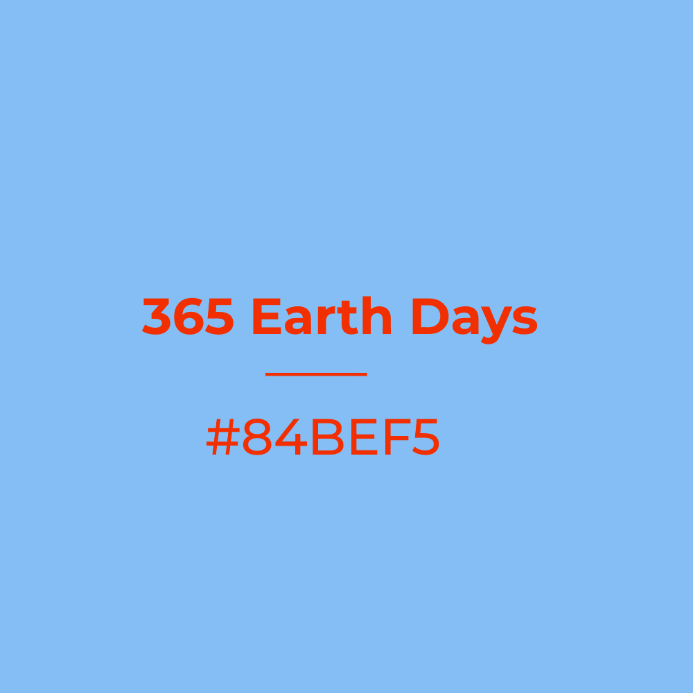 365 Earth Days #84bef5