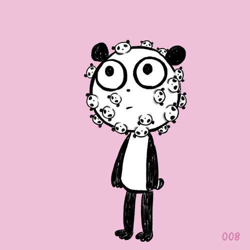 Infected panda no.008