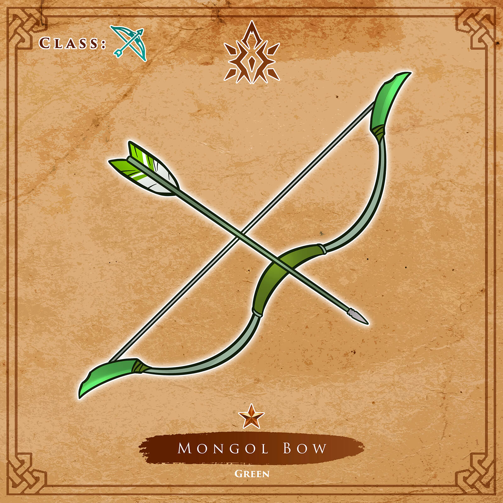Mongol Bow Green