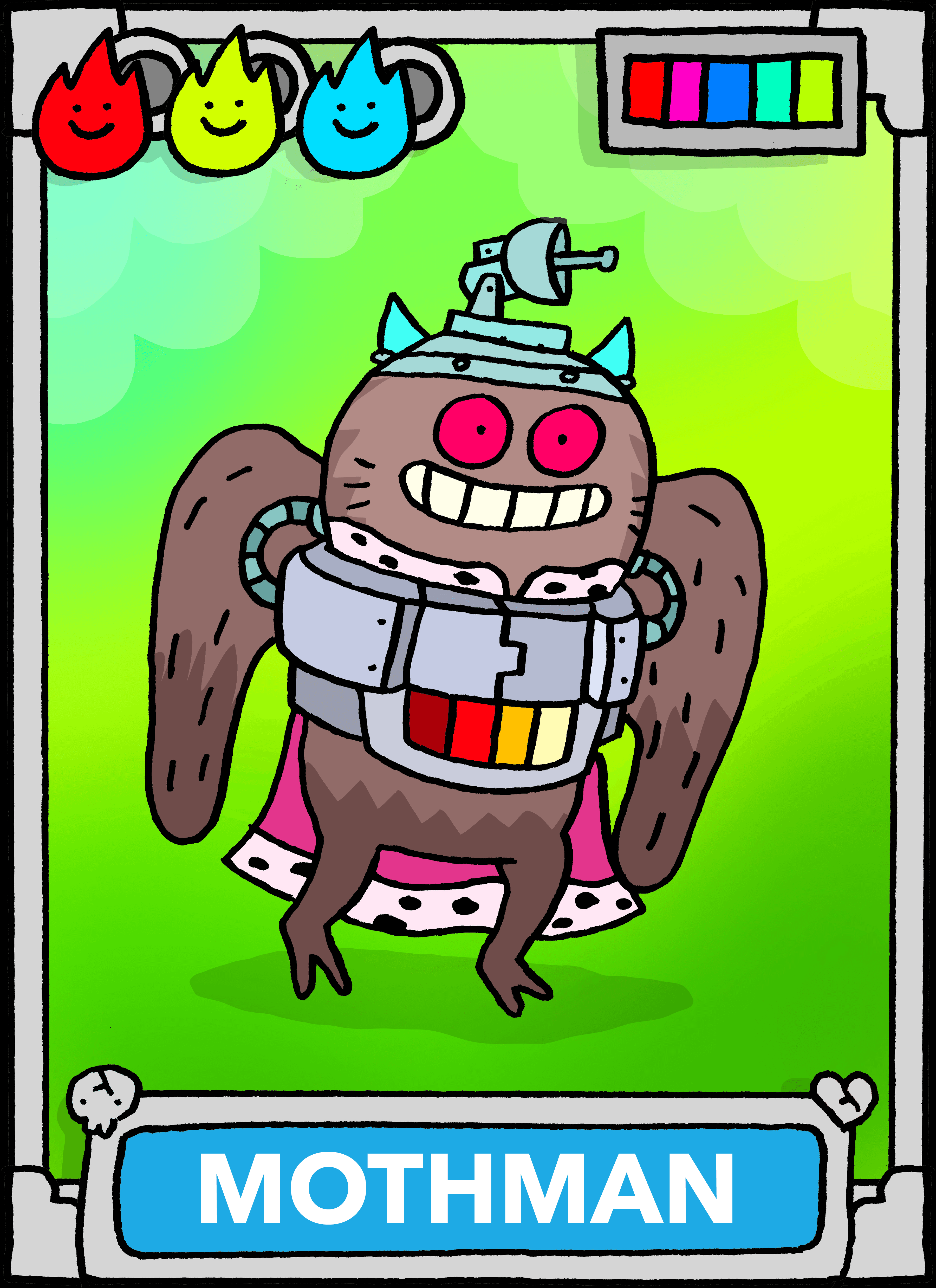 MOTHMAN CARD