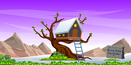 Hooty Owls Treehouse #725