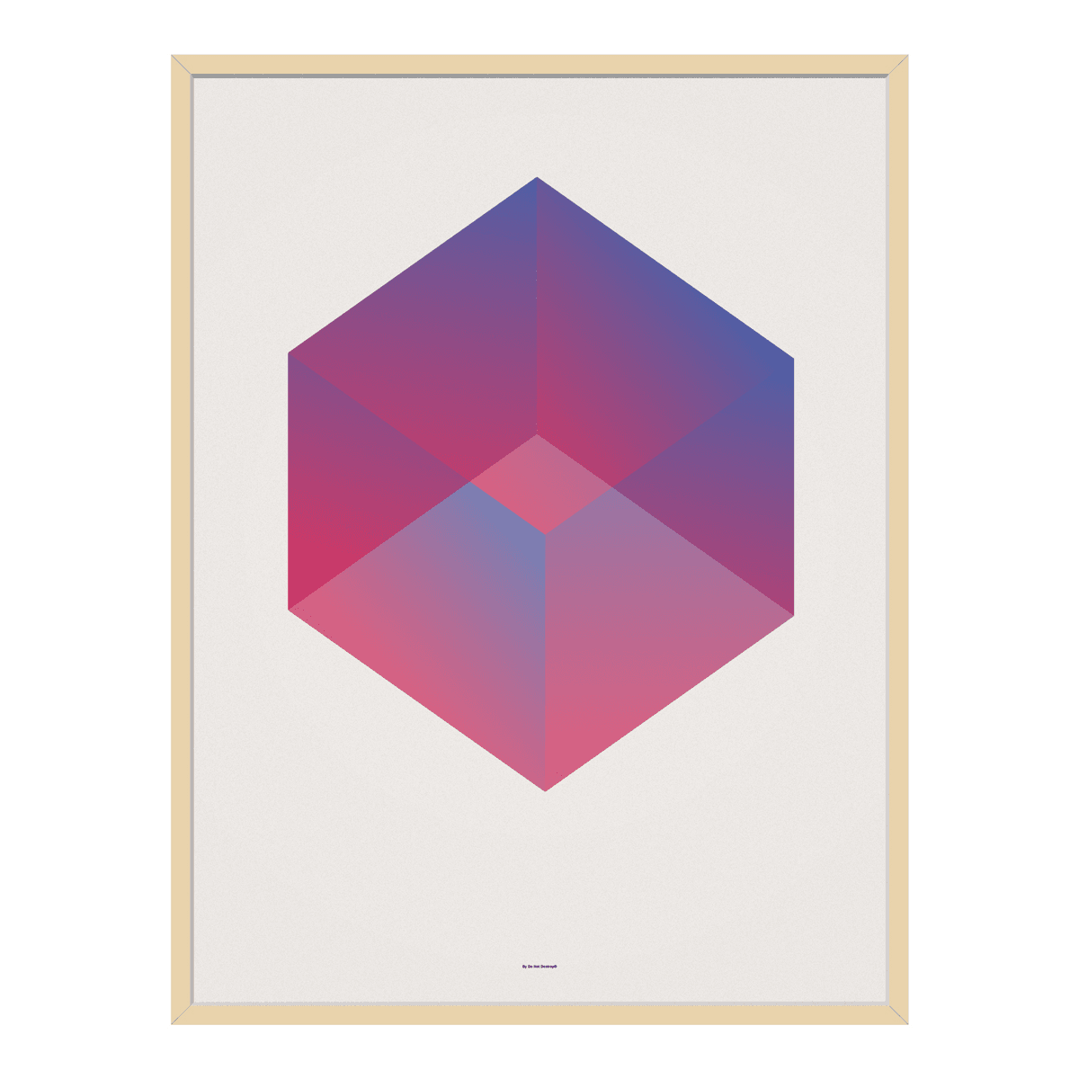 Abstract Art Series: Cube Poster