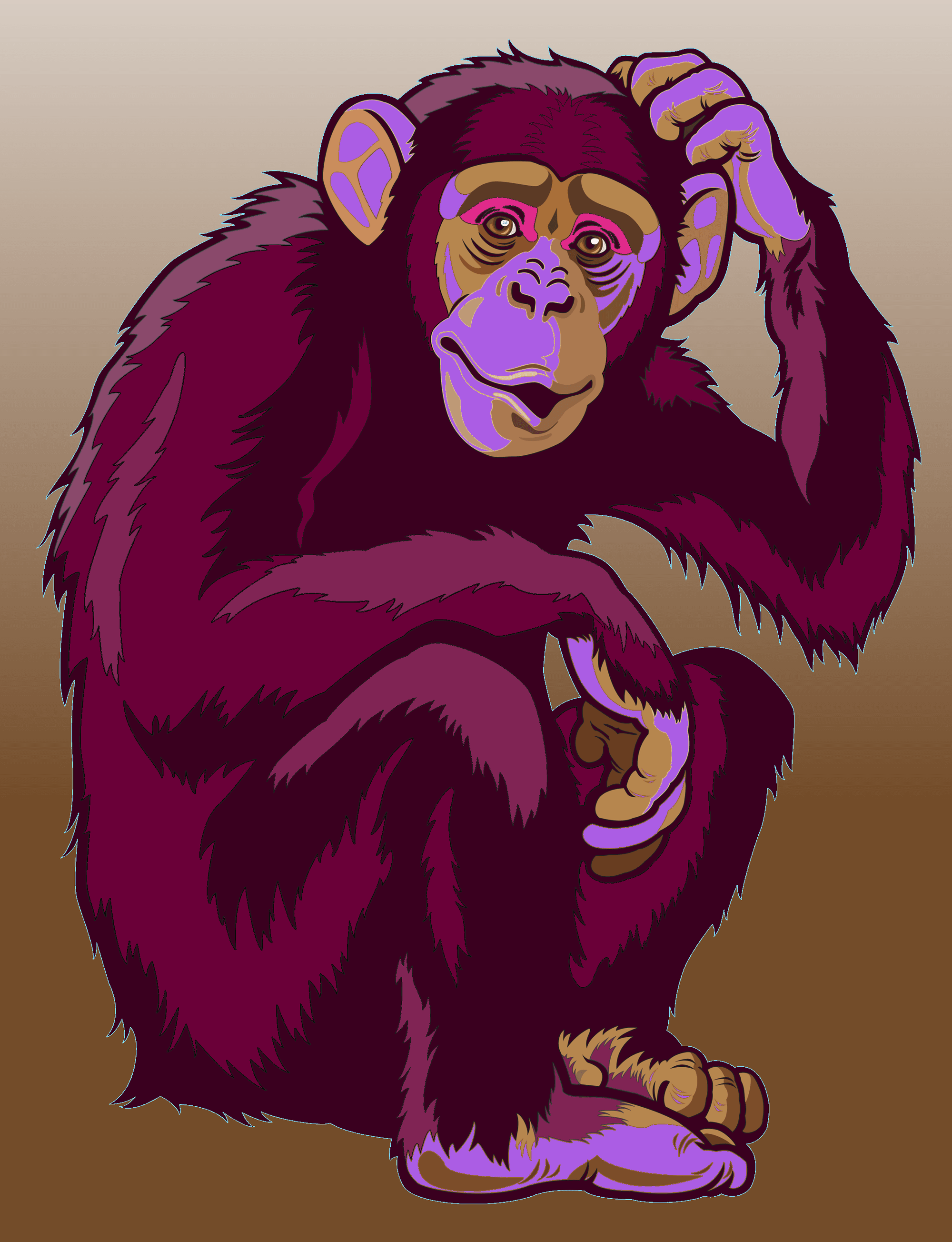 pink-monkey-monkeys-colorful-thoughtful-opensea