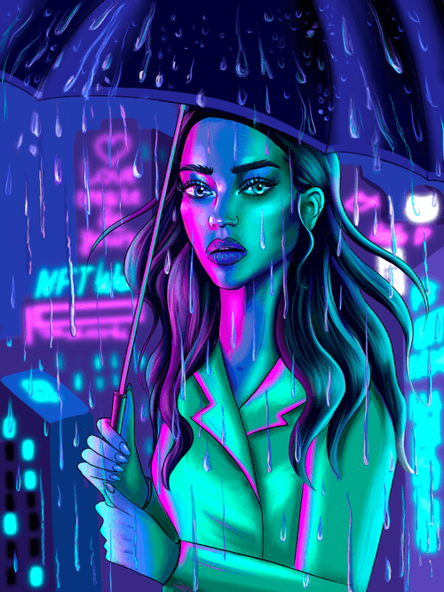 Neon girl