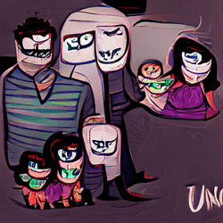 The unregular family collection image