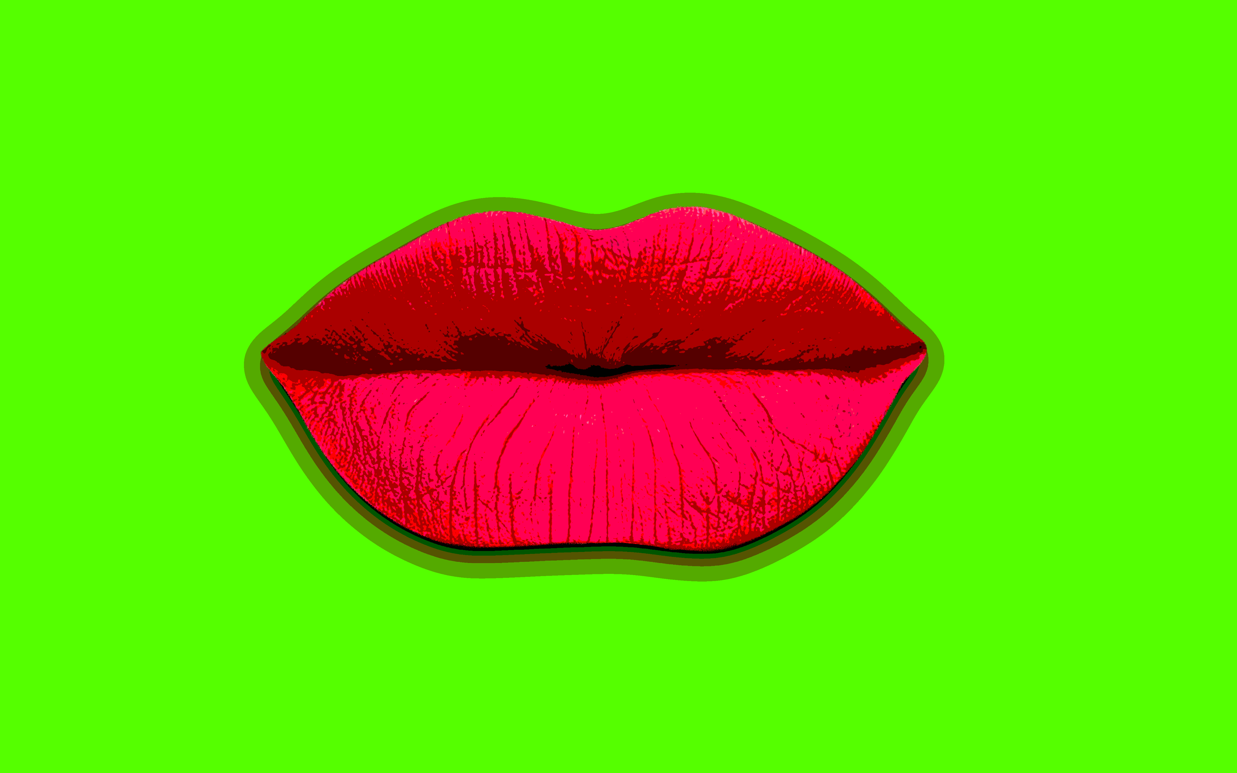 Lips on Neon # 1