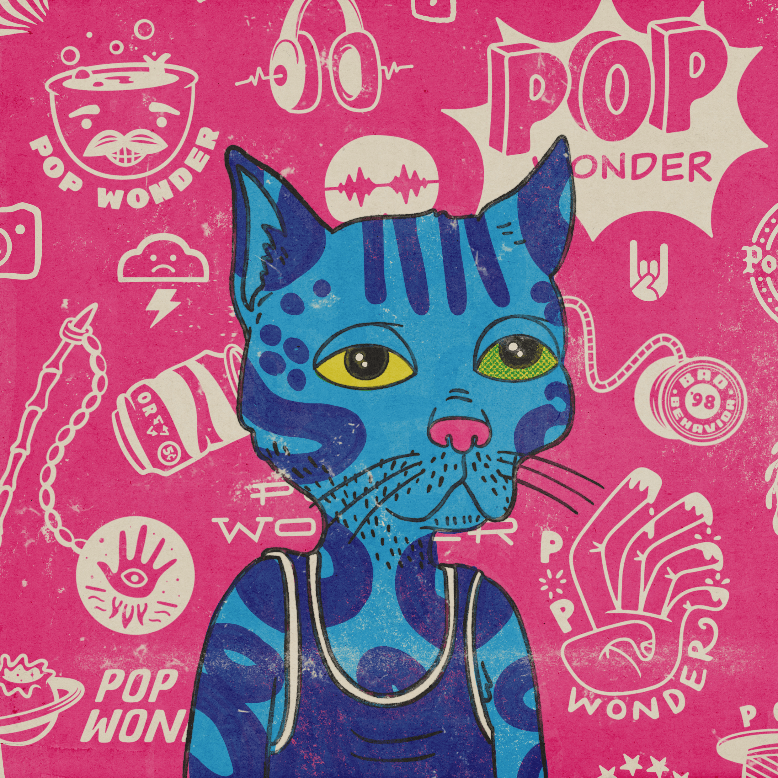 Gutter Cat #1172 // Pop Wonder Remix