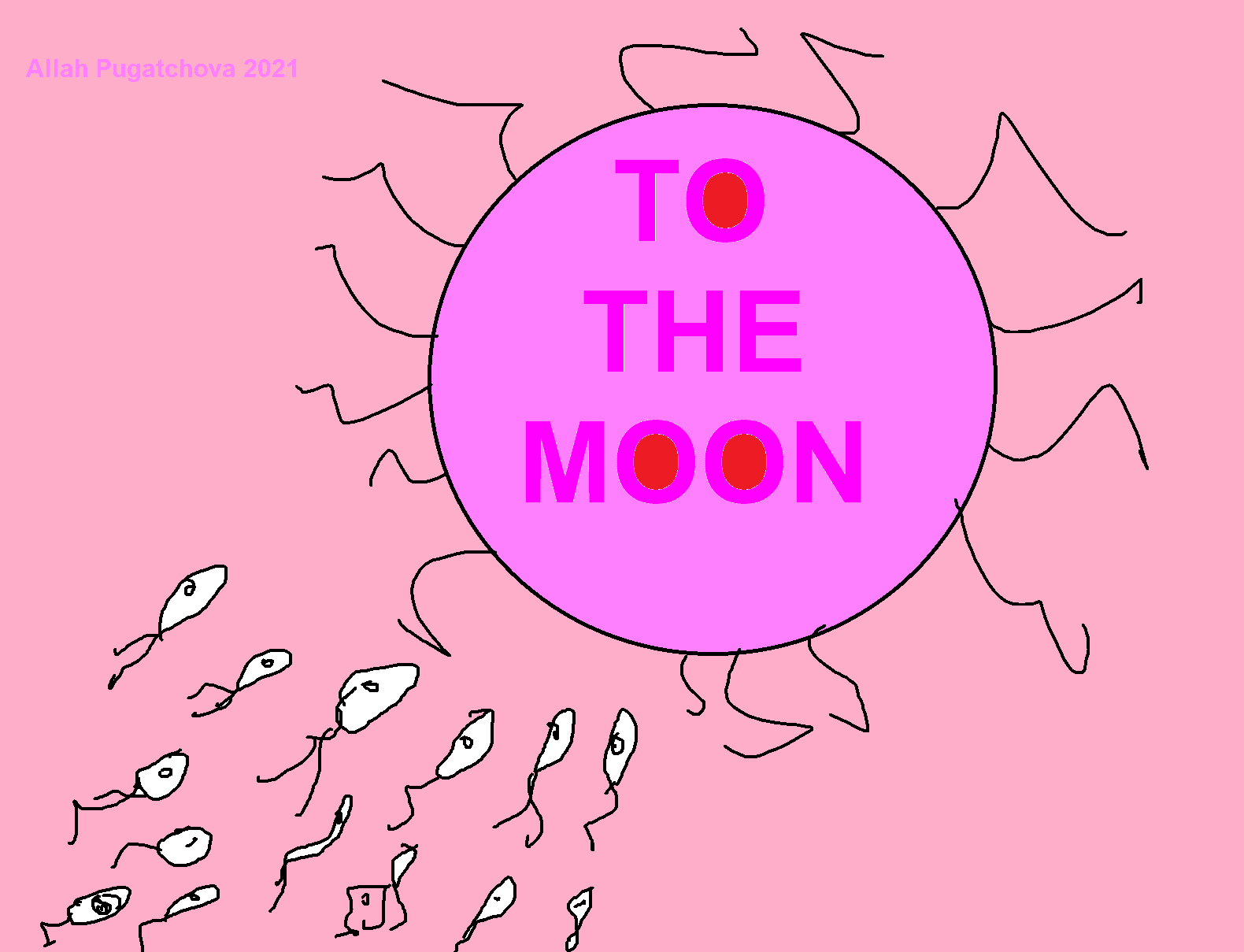 "To the Moon" by Allah Pugatchova