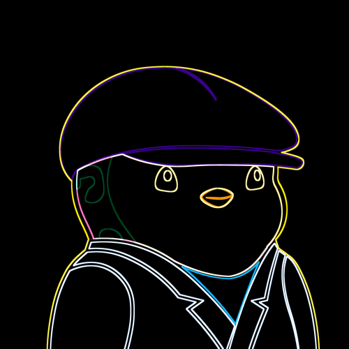 Neon Pudgy Penguin 1046