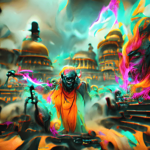 Techno Vedic Priest at the Cataclysm