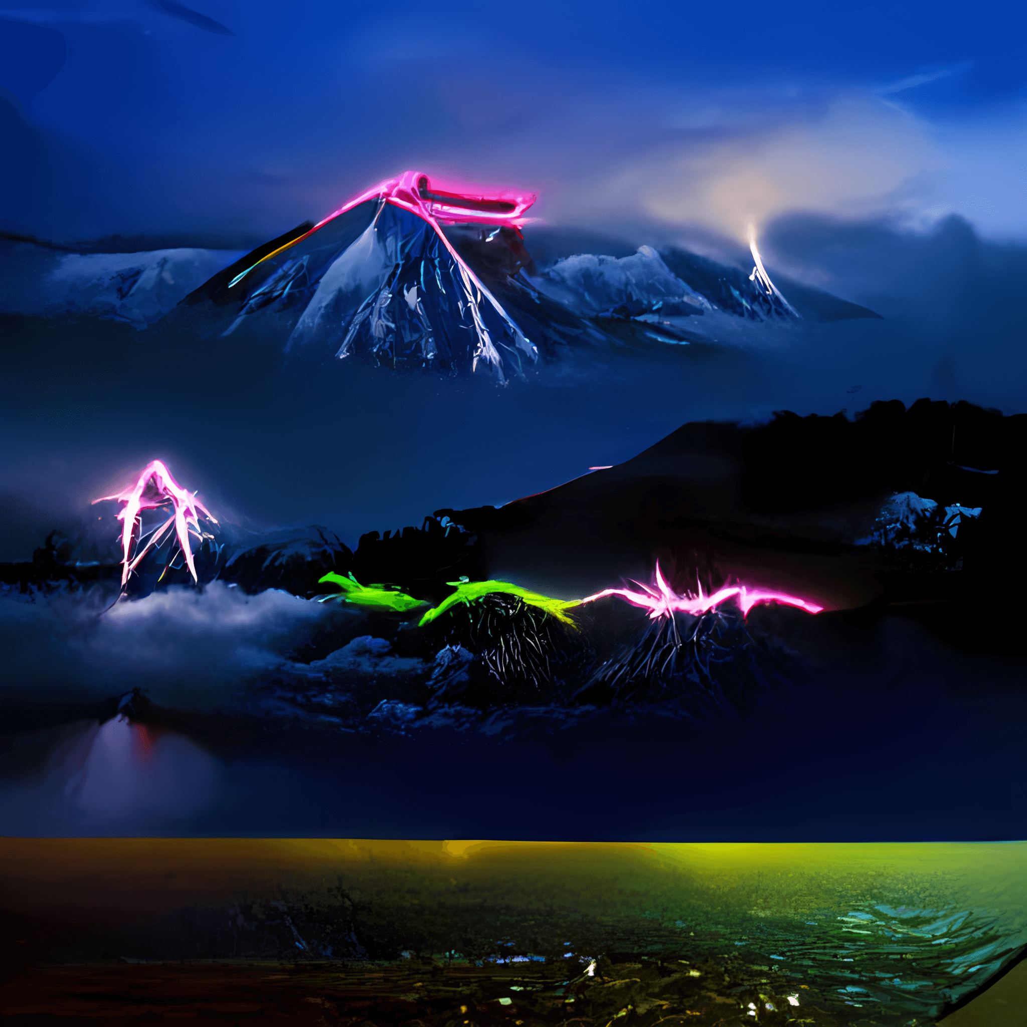 Abstract Mt.Fuji V9