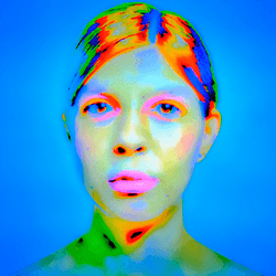 Simulacrum of a face collection image