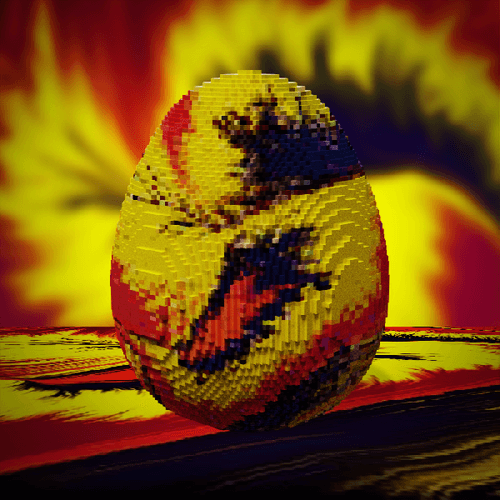 #100 - Voxel Eggs