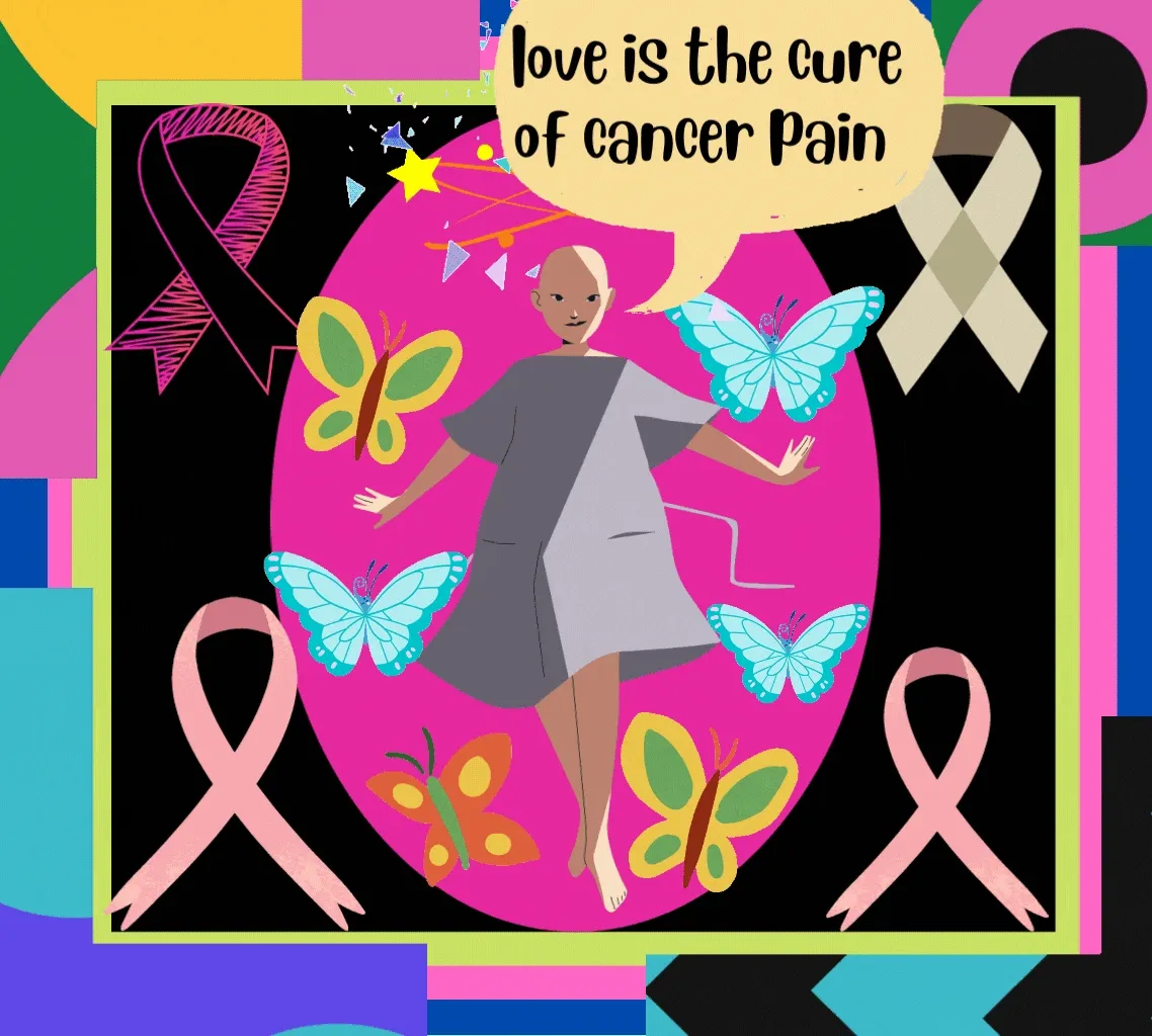 Love is the cure cancer pain