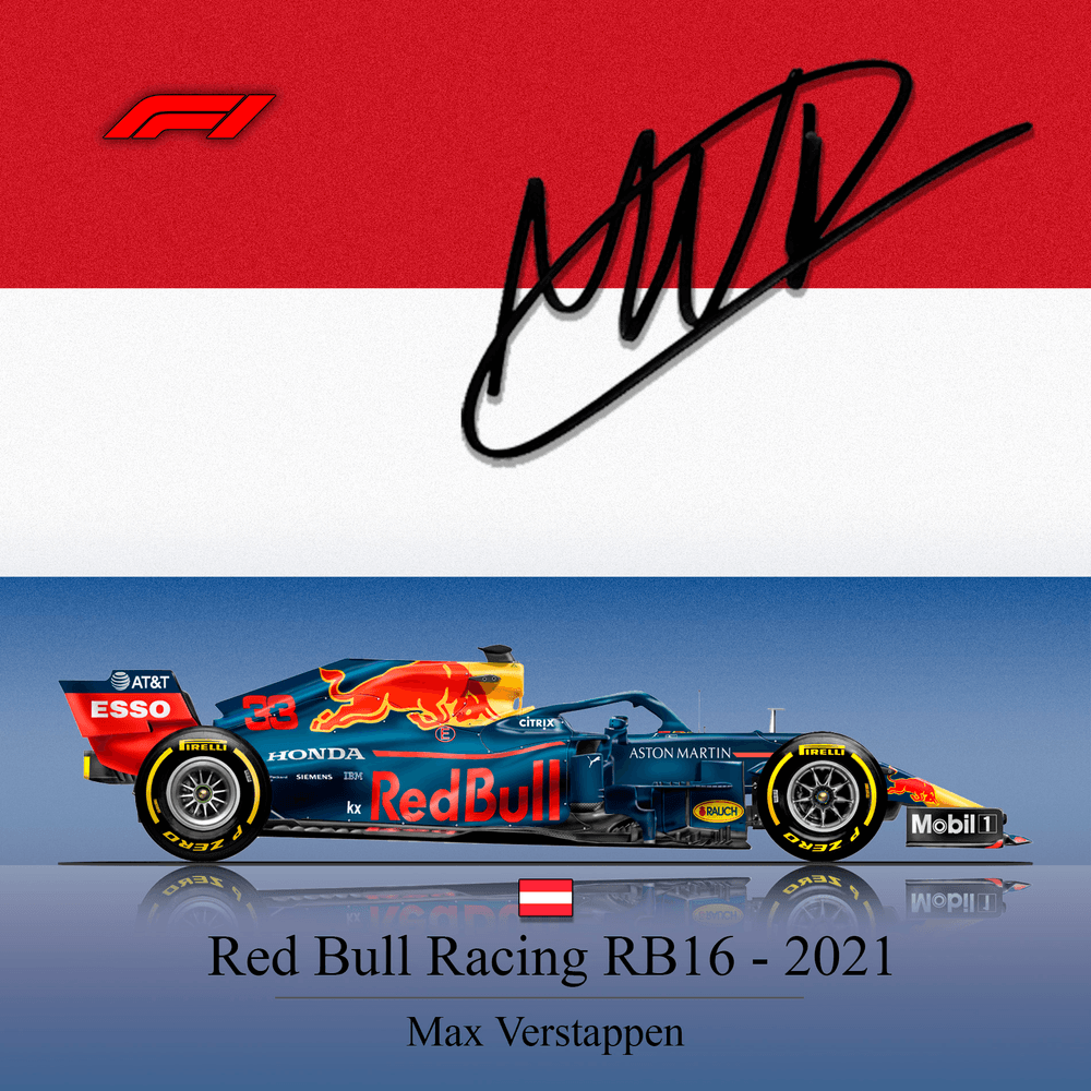 Max Verstappen Red Bull Rb16b 21 Formula 1 Champion Cars Opensea