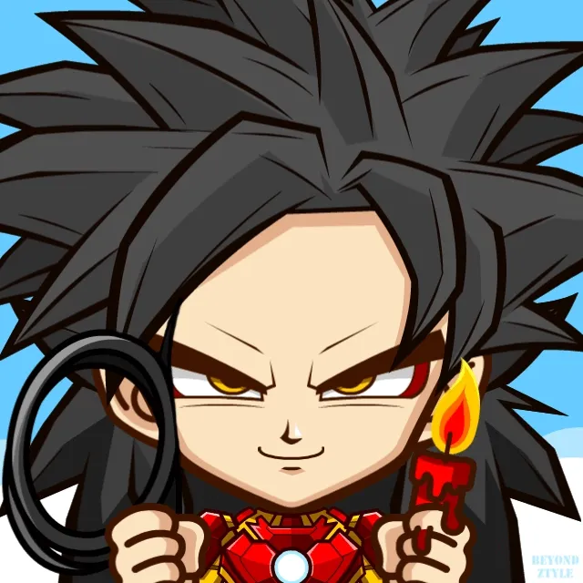 Goku10 SSJ4 Iron Man #1549