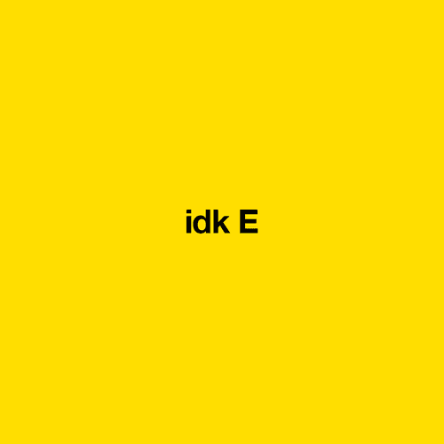 idk E by Kazuhiro Aihara