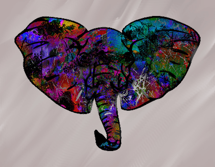 Painted Elephant #29