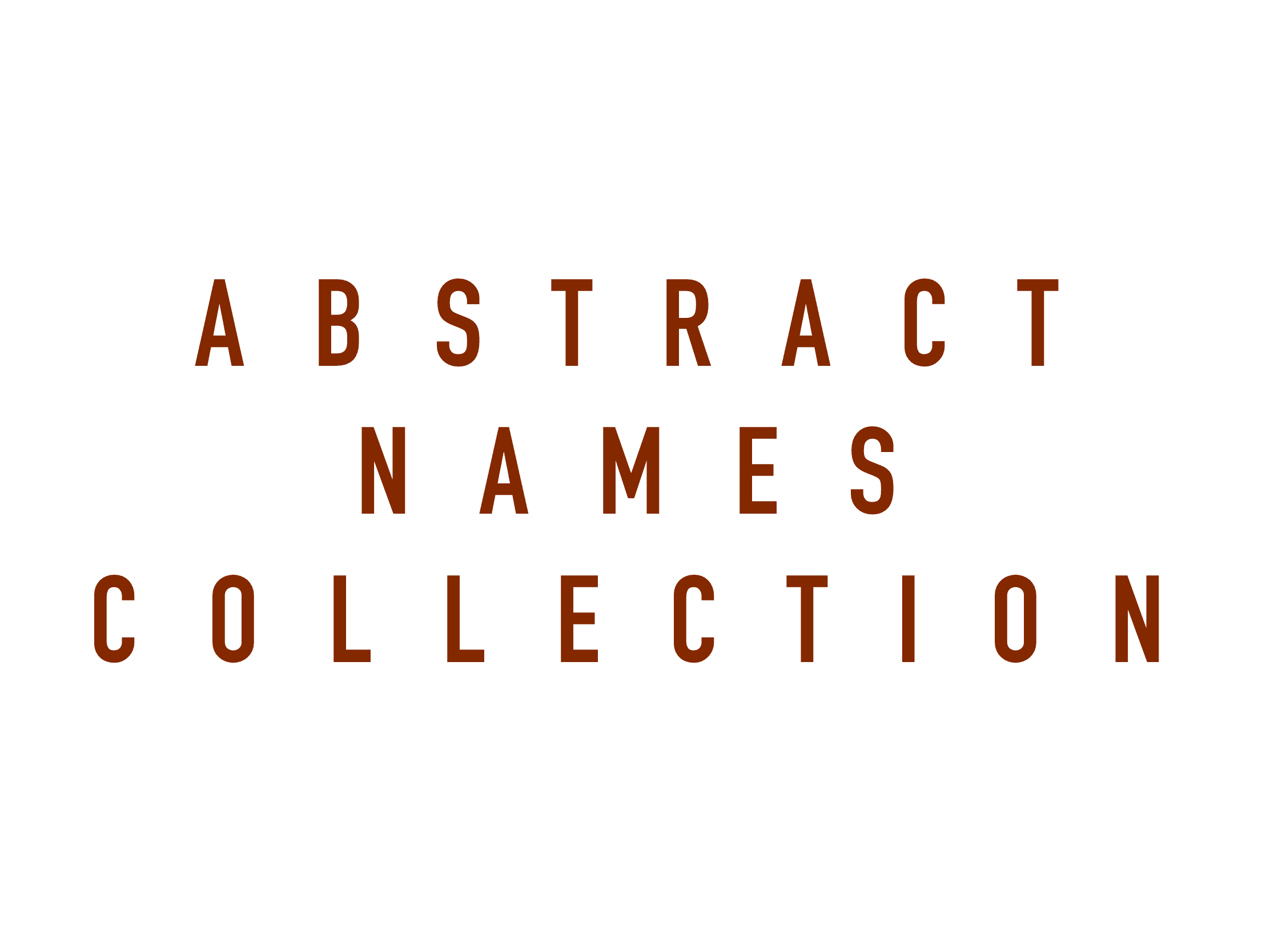 ABSTRACT_NAMES_NFT