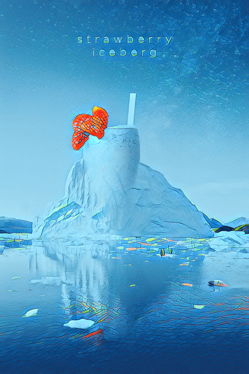 Strawberry iceberg