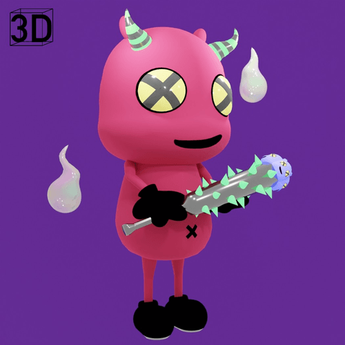 #10 VILLAINS BEAN THE ONI 3D