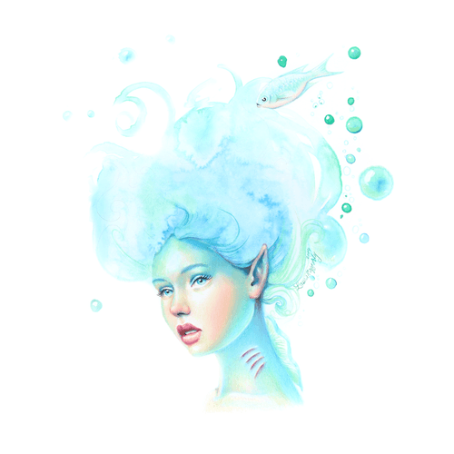 LauraDoodlesToo Series I: 2019 Mermaids Collection Set of 4