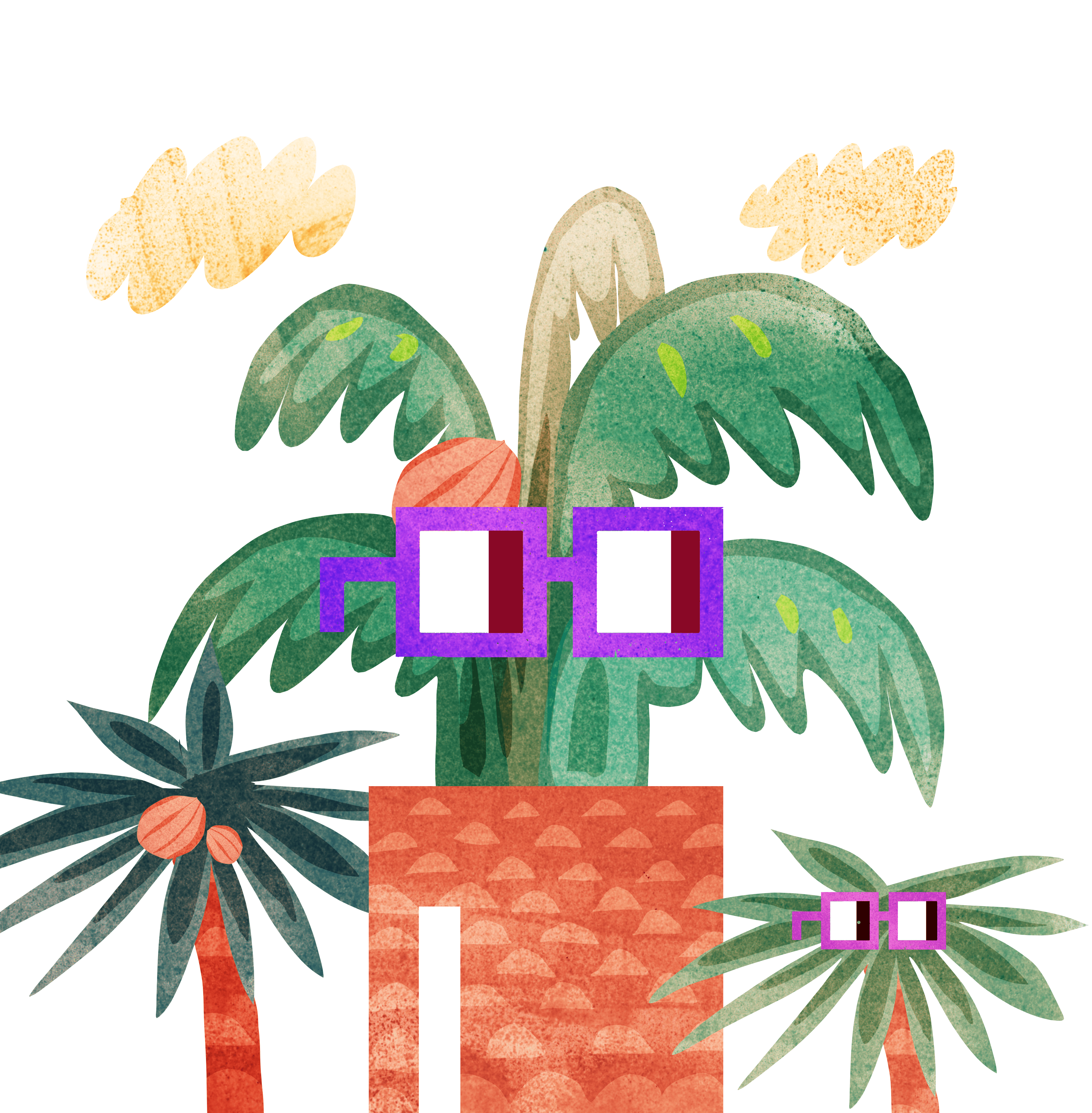 with palm tree #26