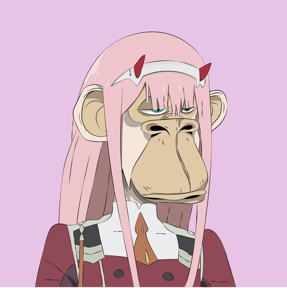 Zero Two - Bored Ape Anime Characters | OpenSea