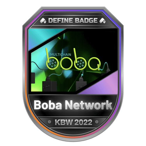 Boba Network Badge by DeFine