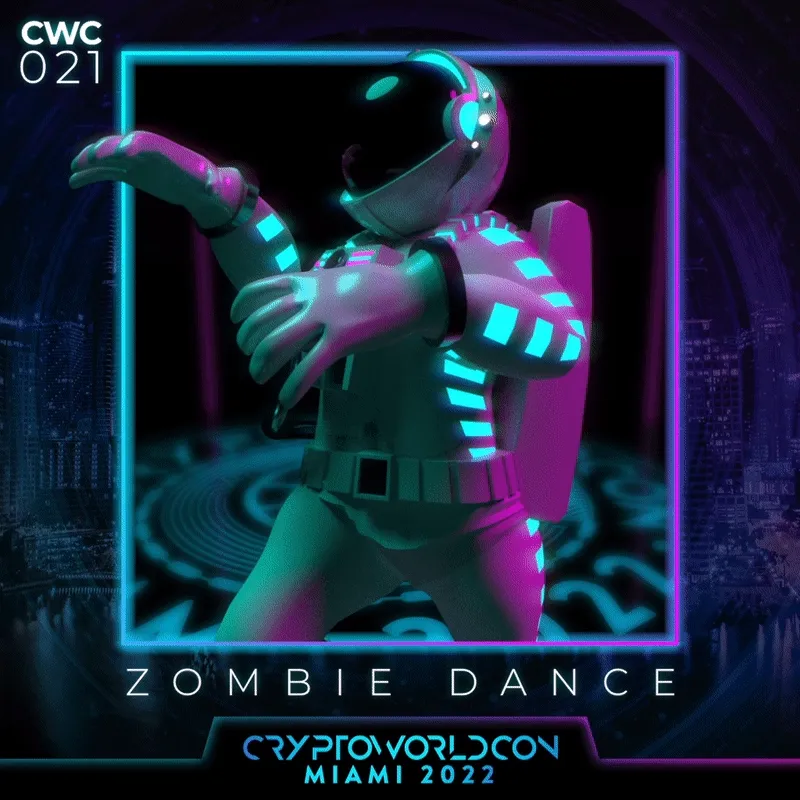 CryptoWorldCon Hexmentor ZOMBIE DANCE #21