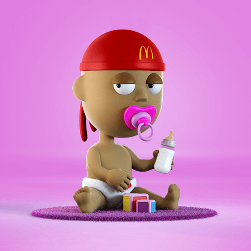 Fast Food Baby Punk 3D #44