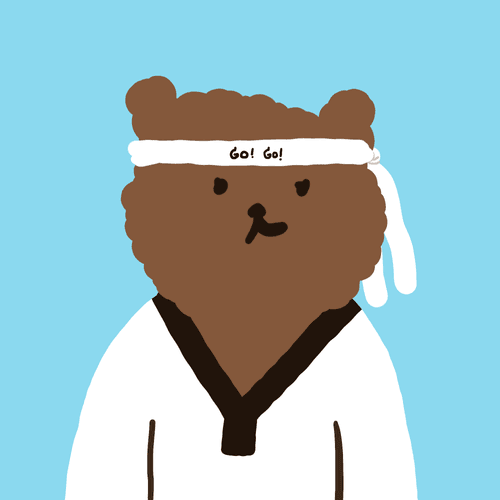 Cool Bear and his Tae Kwon Do uniform #06