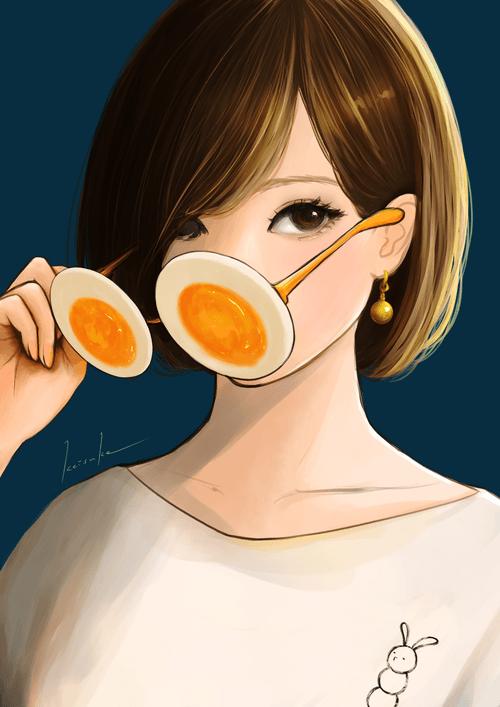 Egg Glasses girl 2021 Ver.